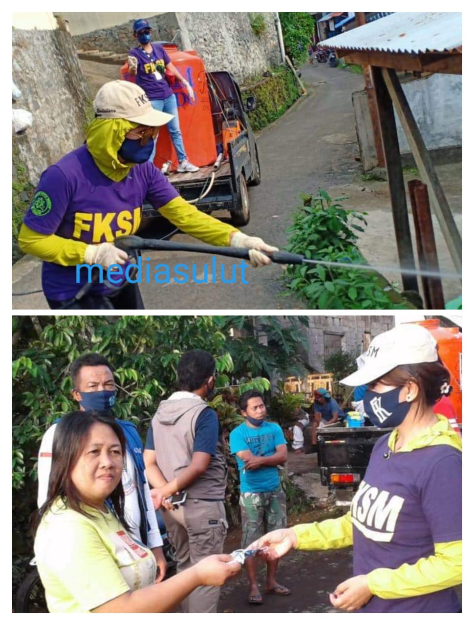 FKSM Ikuti Rapid Test, Usai Sosialisasi dan Penyemprotan
